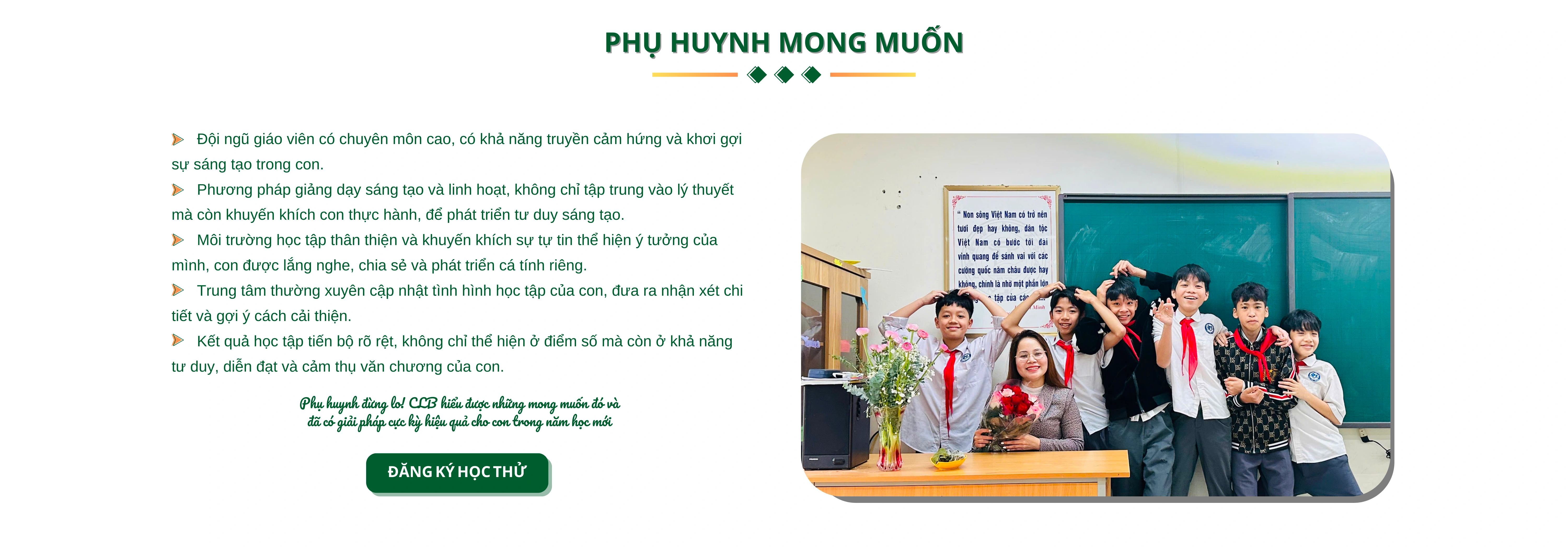 Landingpage - Phụ huynh mong muốn